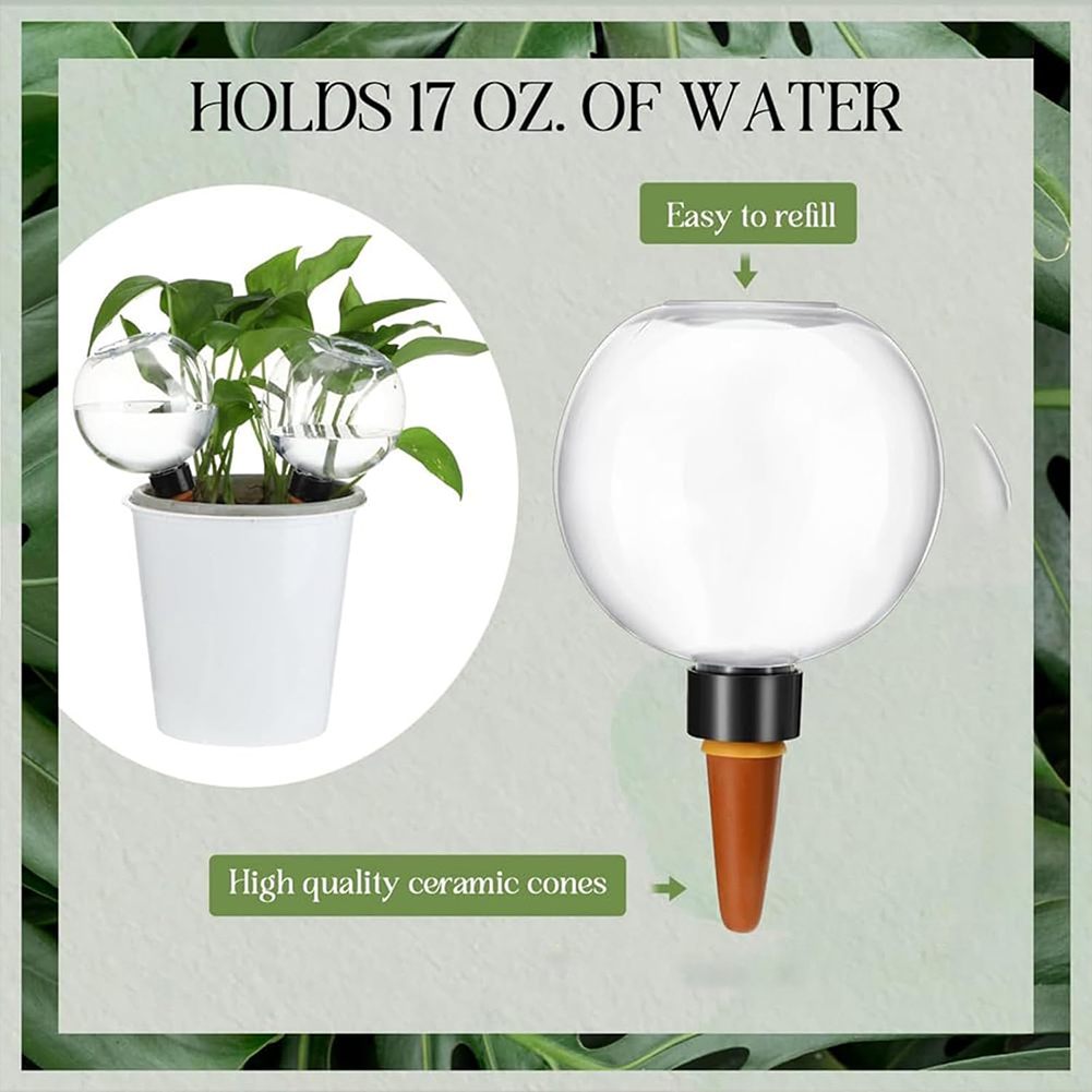 Plant Watering Globe - كرات ري ذاتية سعة 500 مل،