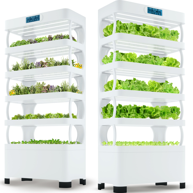 Smart Garden Vertical Planter - نظام زراعة مائي كامل مع مصباح