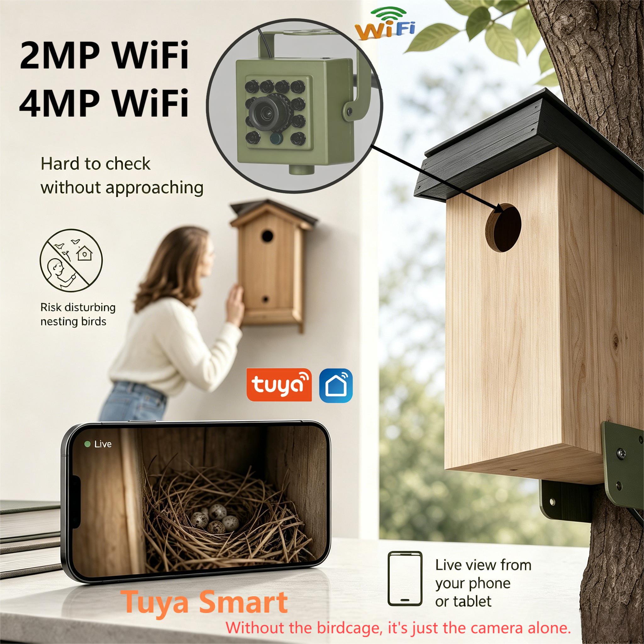 Smart Bird Feeder Camera - كاميرا واي فاي ذكية بدقة 4