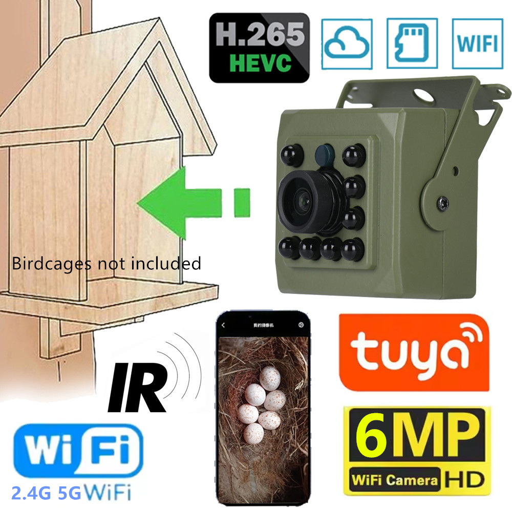 Smart Bird Feeder Camera - 6MP 4MP POE 2K Tuya كاميرا