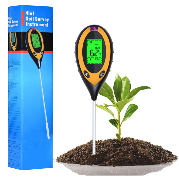 Soil Test Digital - جهاز اختبار التربة 4 في 1