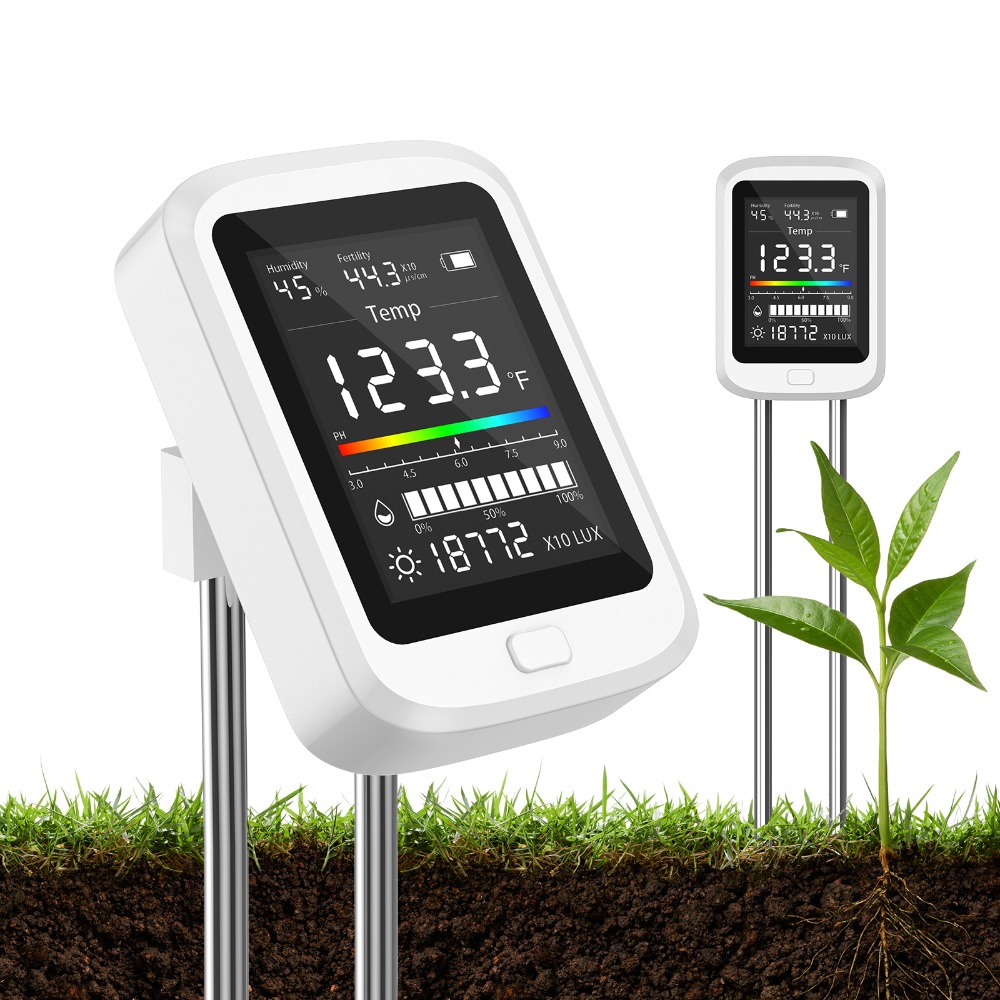 Soil Test Digital - طقم اختبار التربة 6 في 1