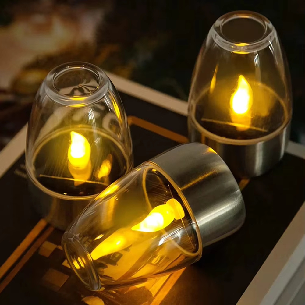 Smart Garden Spotlights - LED الفولاذ المقاوم للصدأ أضواء الشموع
