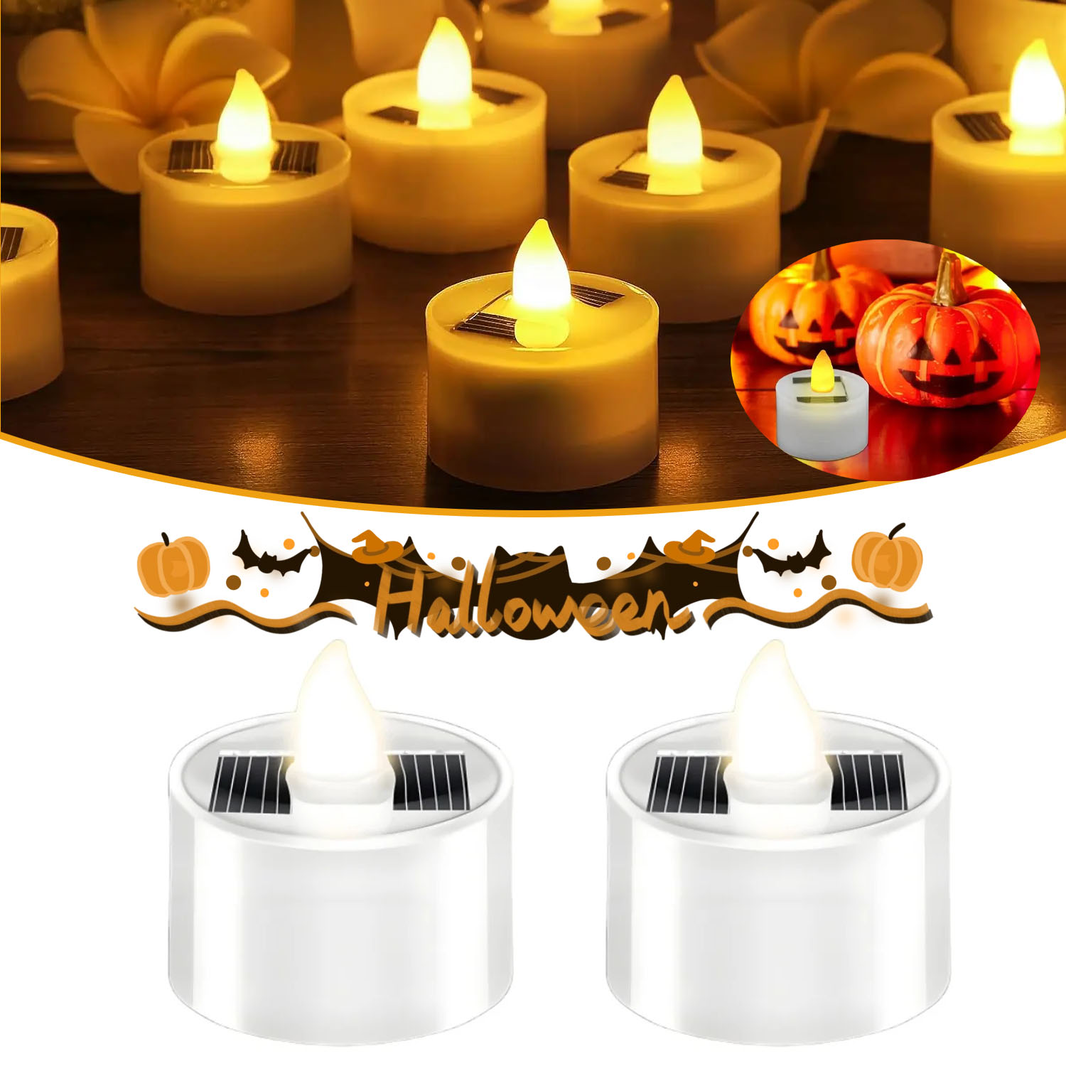 Smart Garden Spotlights - 1-10 قطع من شموع الشاي الشمسية