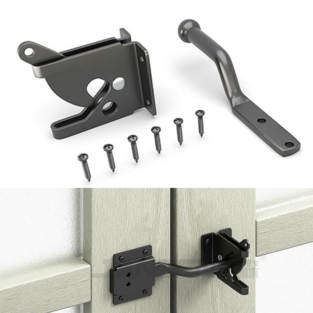 Smart Garden Gate - مزلاج بوابة أوتوماتيكي من الفولاذ الكربوني