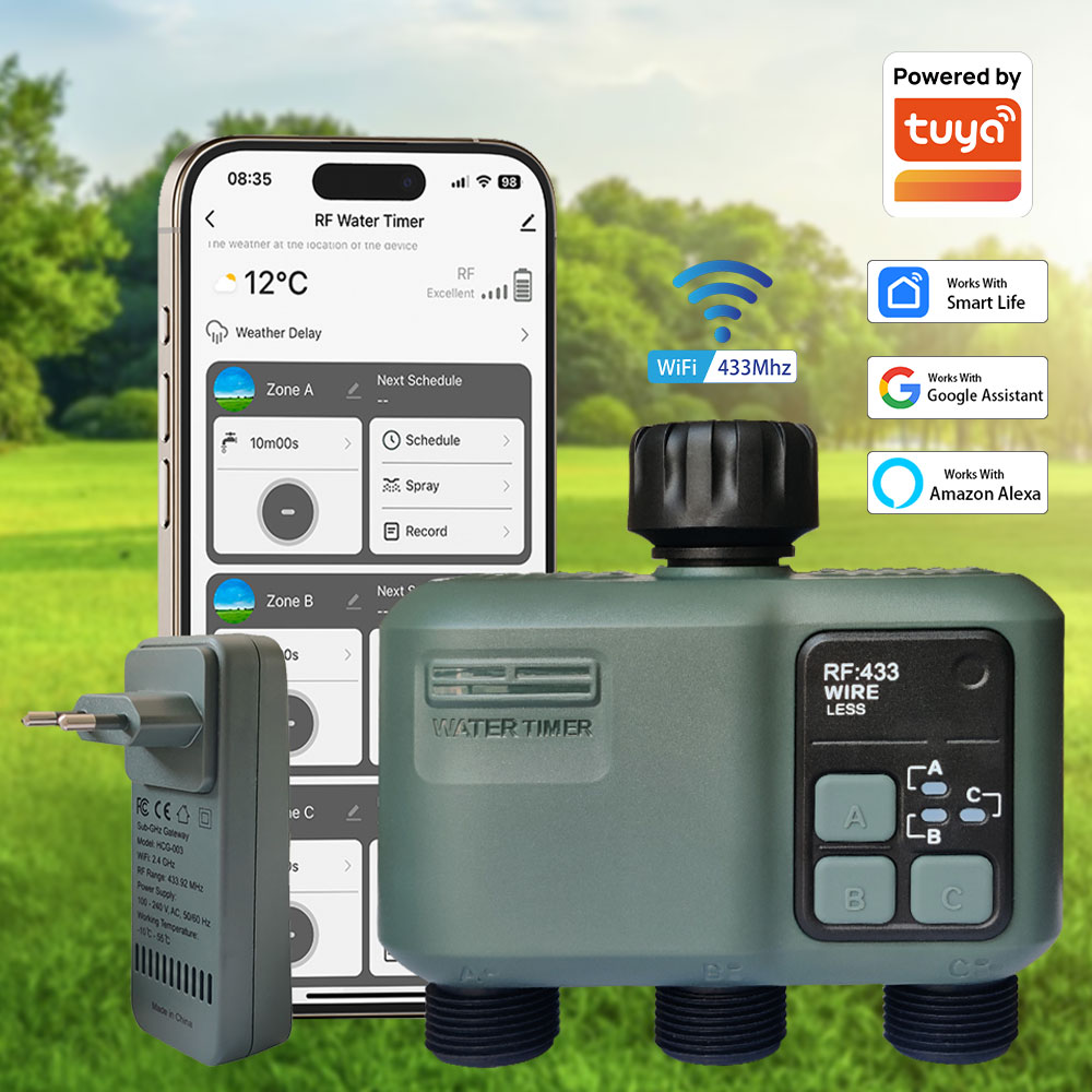 Wifi Irrigation Timer - جهاز تحكم بالري الأوتوماتيكي القابل للبرمجة
