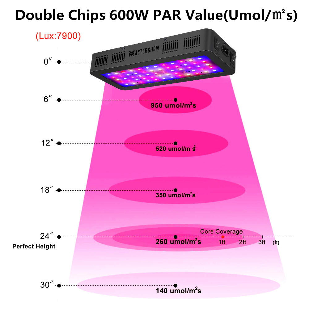 LED تنمو ضوء 600/800/900/1000/ - مراجعة Grow Tent Complete Kit وسعره