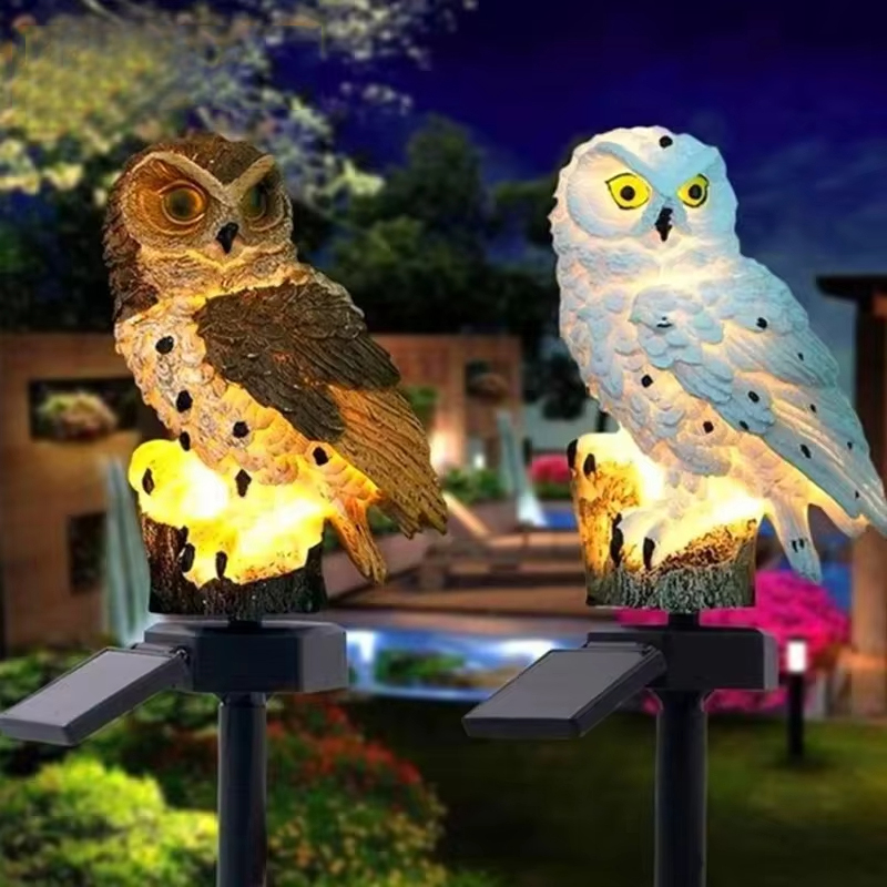 أضواء حديقة على شكل بومة تعمل  - مراجعة Smart Garden Spotlights وسعره