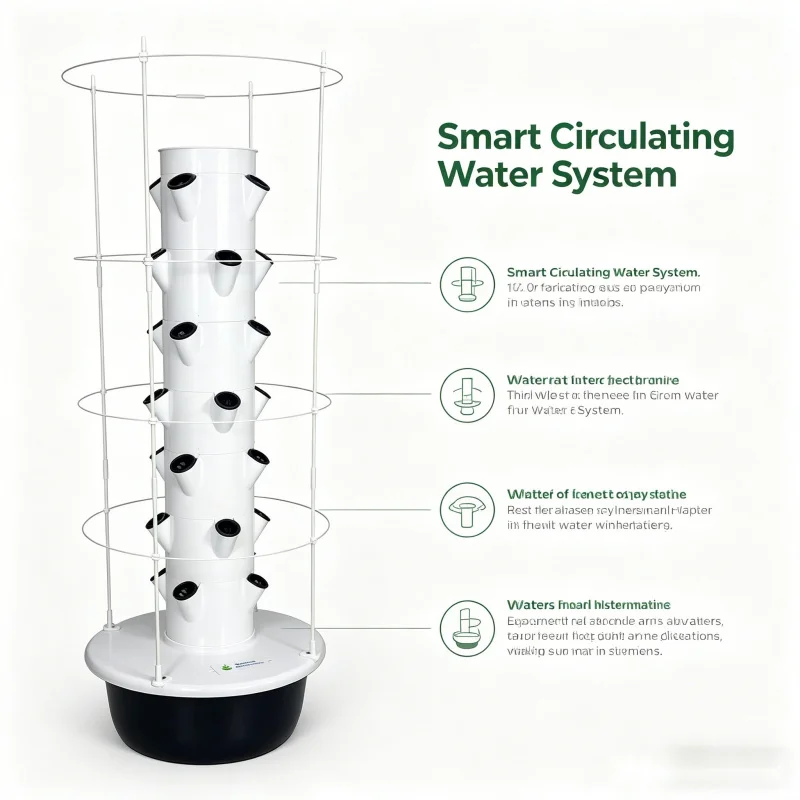 برج زراعة عمودي ذكي من سبيس تر - مراجعة Smart Garden Gate وسعره