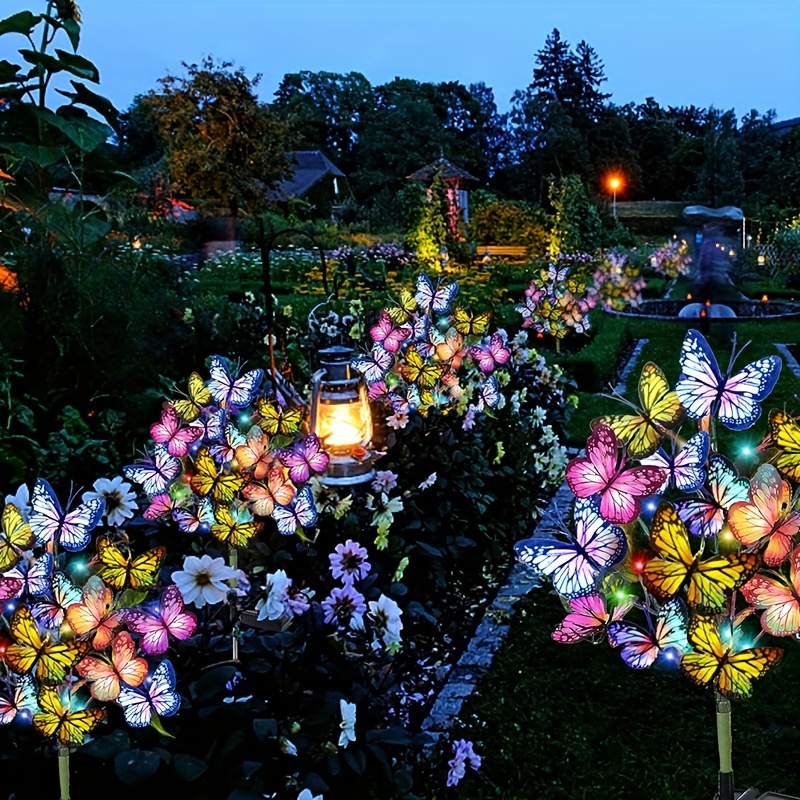 أضواء حديقة الفراشة LED بالطاق - مراجعة Smart Garden Spotlights وسعره