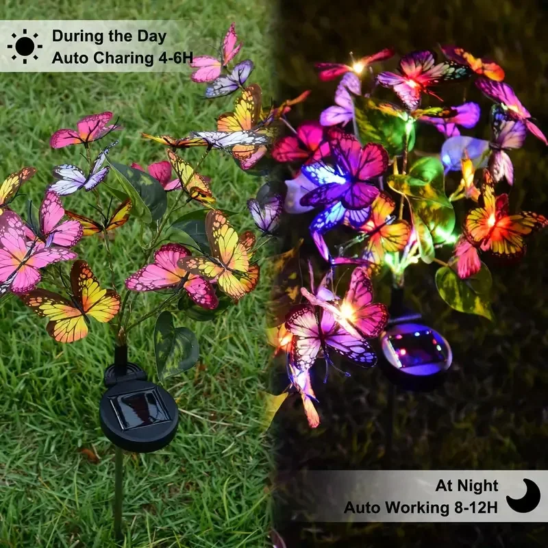 أضواء حديقة الفراشة LED بالطاق - مراجعة Smart Garden Spotlights وسعره