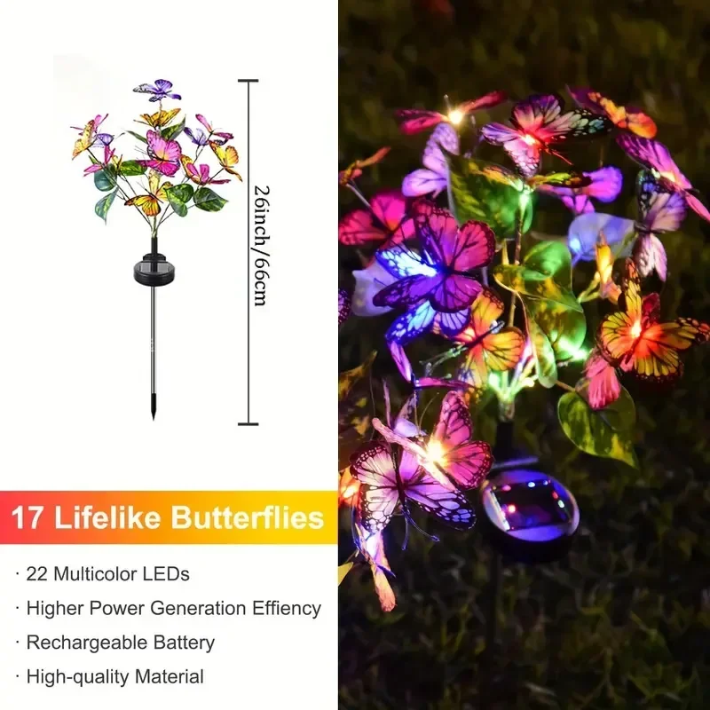 أضواء حديقة الفراشة LED بالطاق - مراجعة Smart Garden Spotlights وسعره