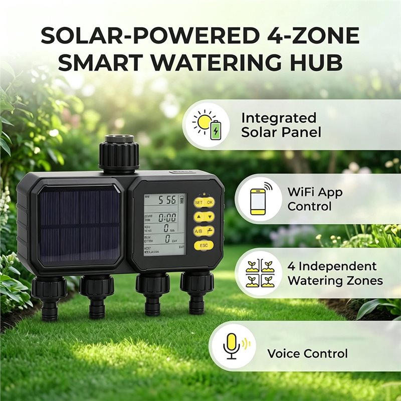 جهاز تحكم ذكي للري بالواي فاي  - مراجعة Smart Garden Zone وسعره