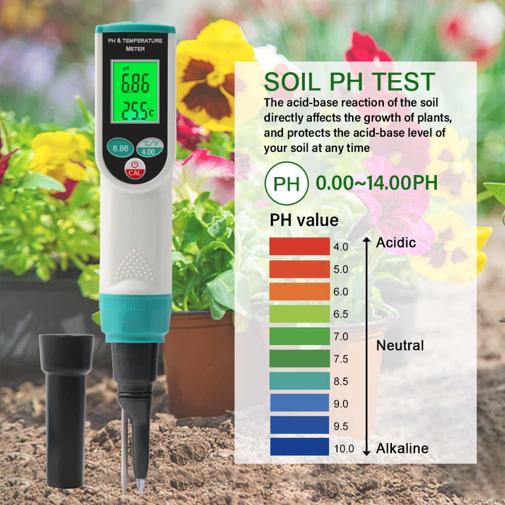 عالية الدقة التربة PH متر 0.00 - مراجعة Soil Test Digital وسعره