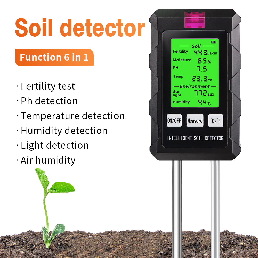 6 في 1 جهاز اختبار التربة الرق - مراجعة Soil Test Digital وسعره