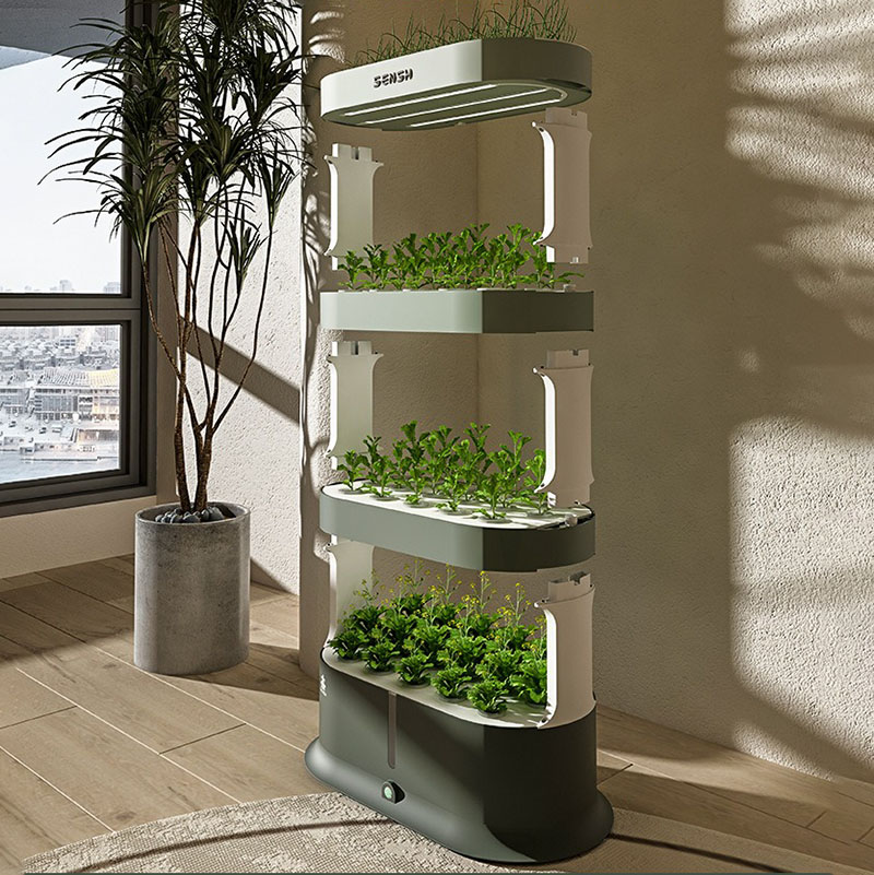 الزراعة المائية نظام متزايد دا - مراجعة Smart Garden Vertical Planter وسعره