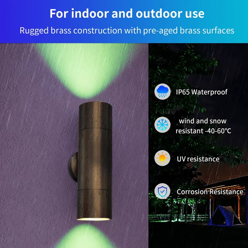 مصباح جداري خارجي LED من النحا - مراجعة Smart Garden Is وسعره