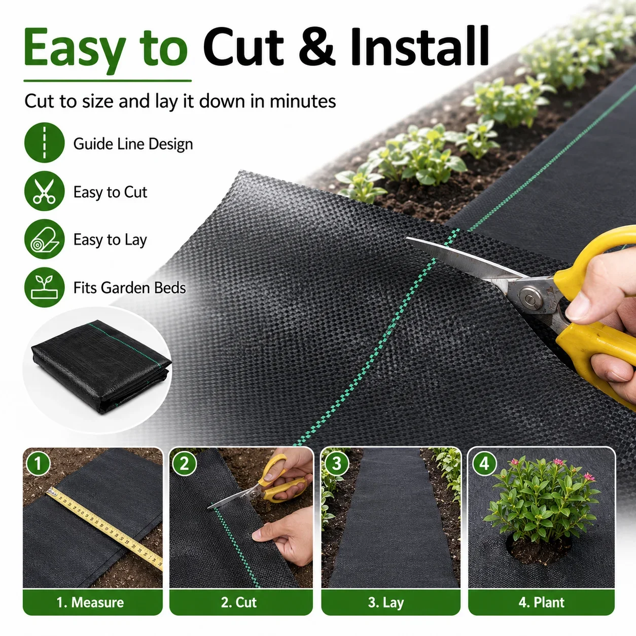 قماش عازل للماء للتحكم بالحشائ - مراجعة Smart Garden Greenhouse وسعره