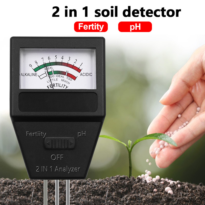 2 في 1 مقياس الخصوبة PH التربة - مراجعة Soil Test Digital وسعره