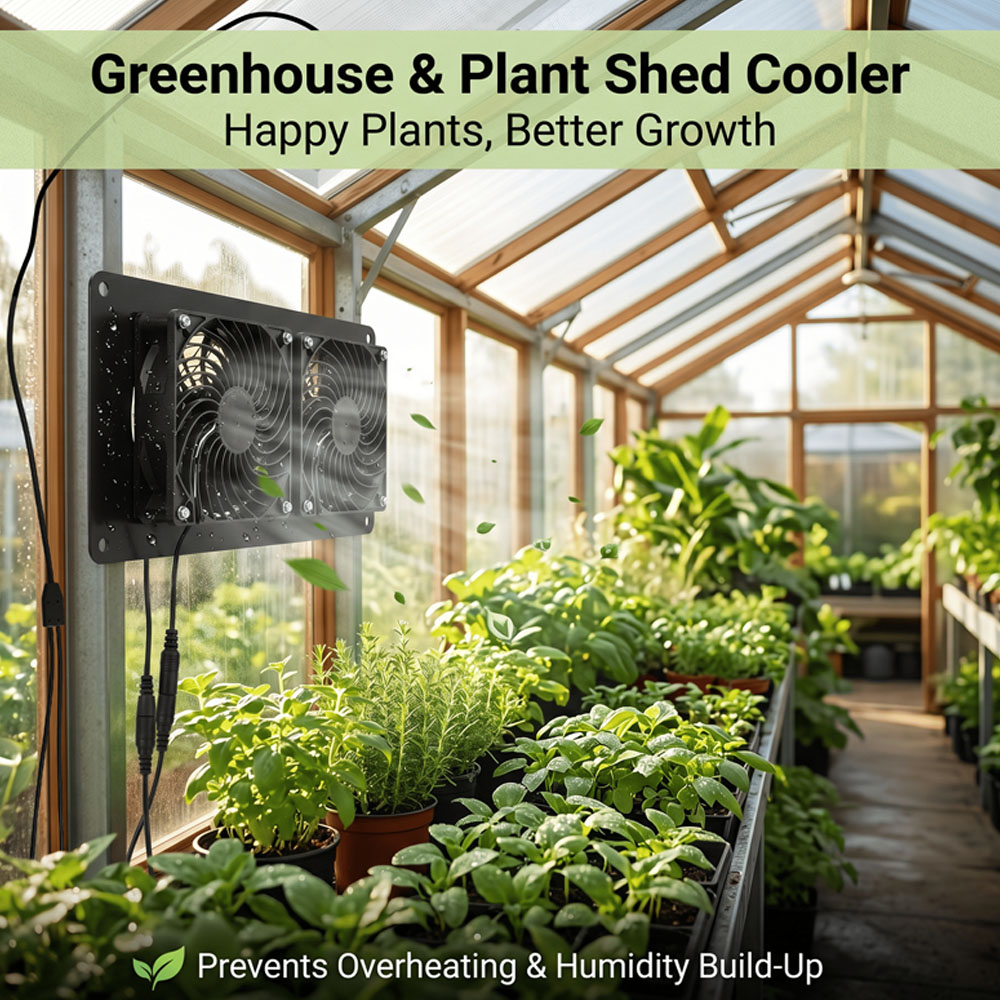 طقم تهوية مزدوج يعمل بالطاقة ا - مراجعة Smart Garden Greenhouse وسعره
