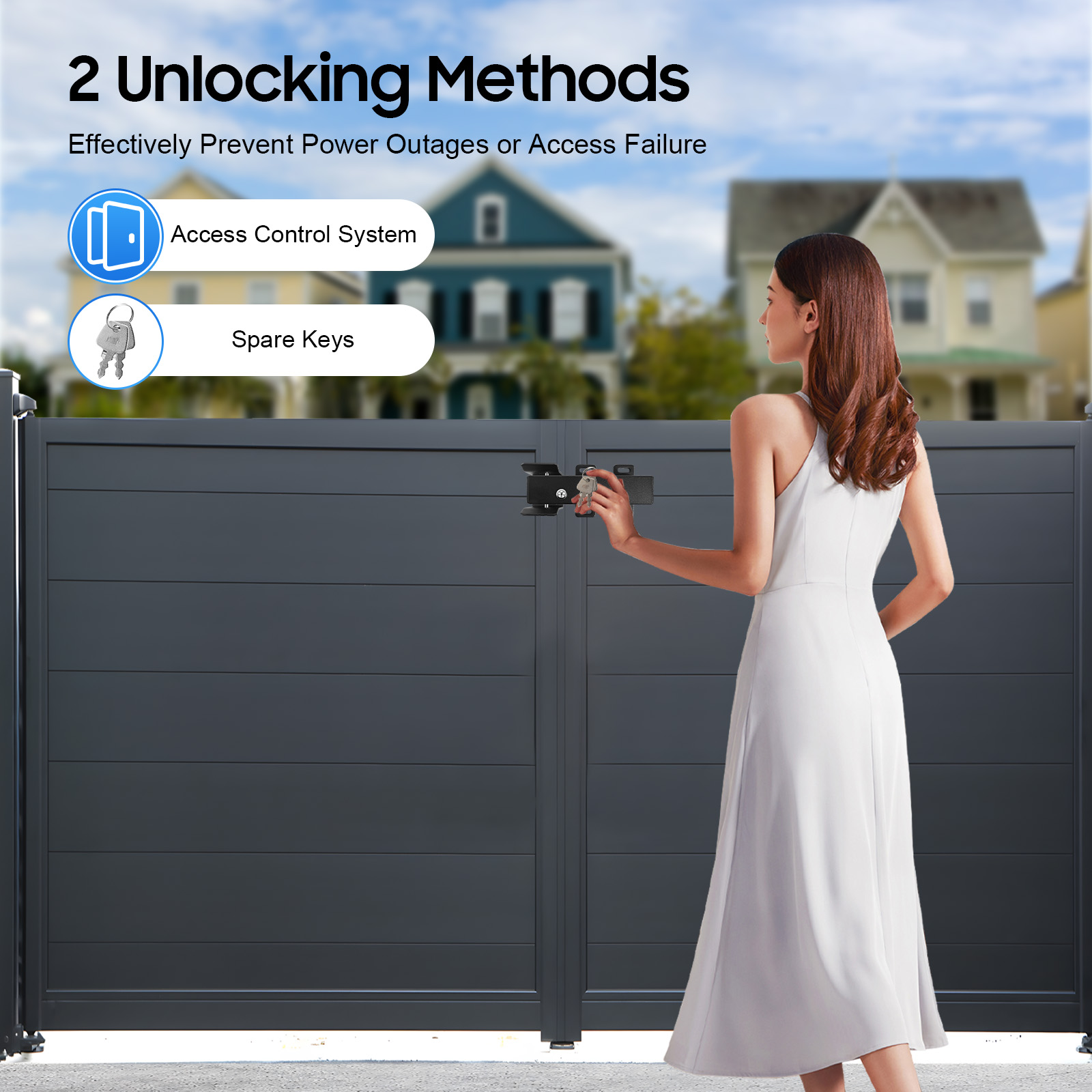 قفل البوابة الكهربائية 24 فولت - مراجعة Smart Garden Gate وسعره