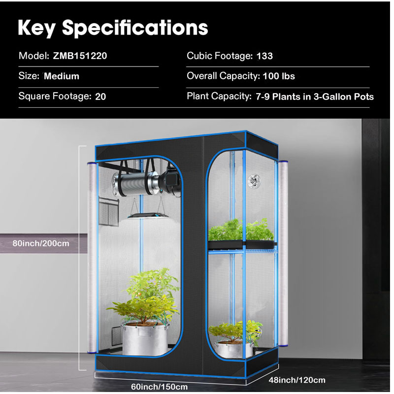 مجموعة كاملة لخيمة الزراعة الد - مراجعة Grow Tent Complete Kit وسعره