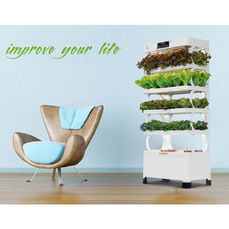 نظام زراعة مائي كامل مع مصباح  - مراجعة Smart Garden Vertical Planter وسعره