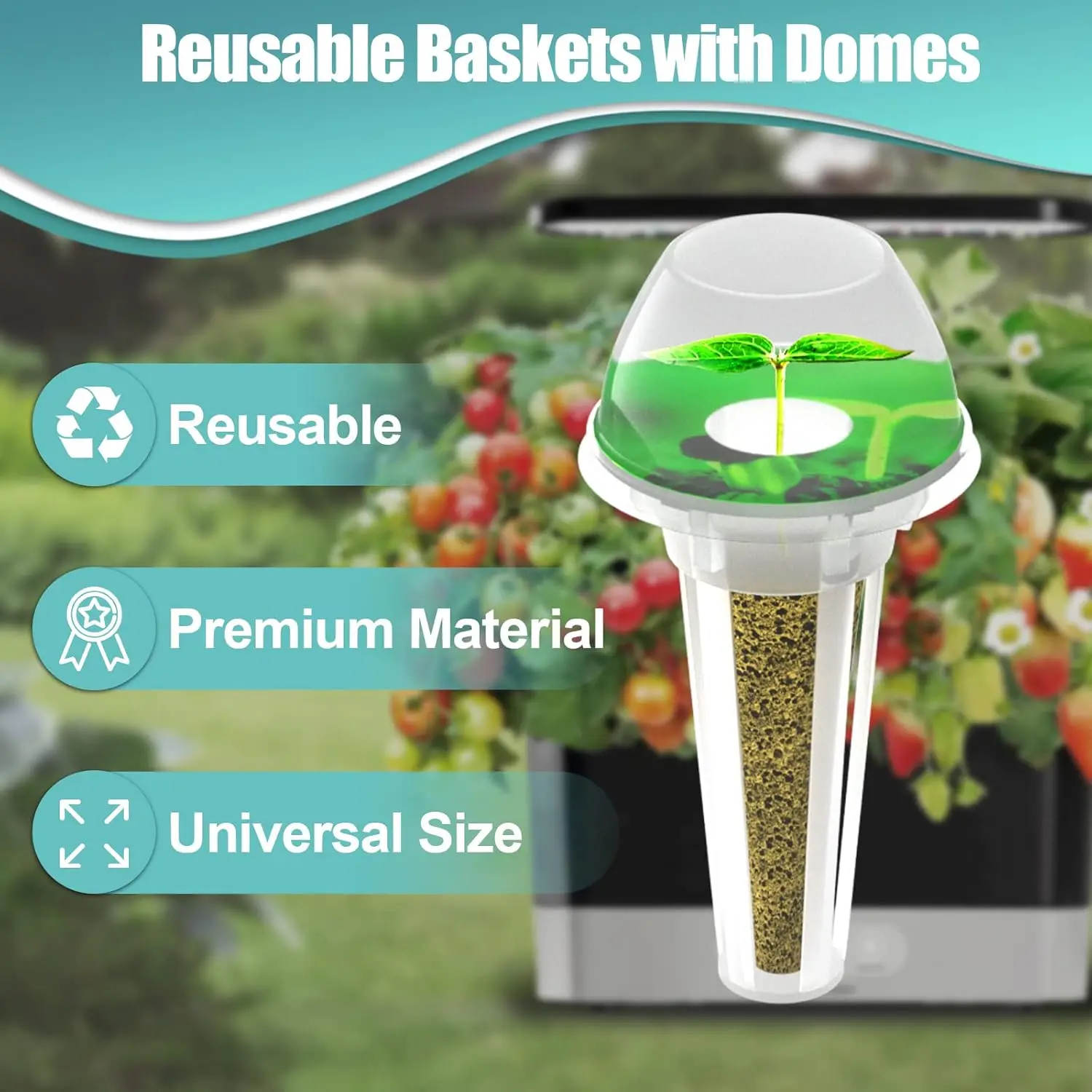 سلال النمو لنظام النمو المائي، - مراجعة Aerogarden Seed Pod وسعره