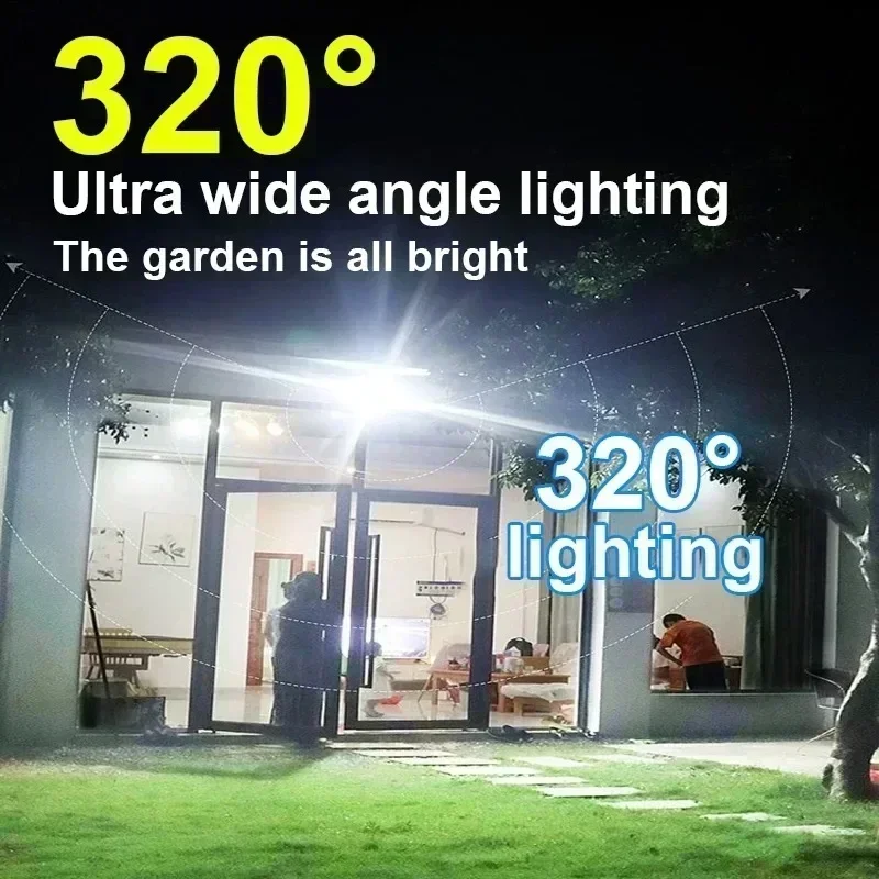 12000LM مصباح الجدار الشمسي ال - مراجعة Smart Garden Spotlights وسعره