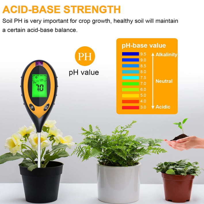 جهاز اختبار التربة 4 في 1 لقيا - مراجعة Soil Test Digital وسعره