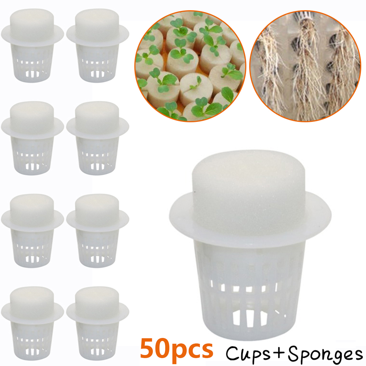 50 قطعة من أكواب الشبكة البلاس - مراجعة Aerogarden Seed Pod وسعره