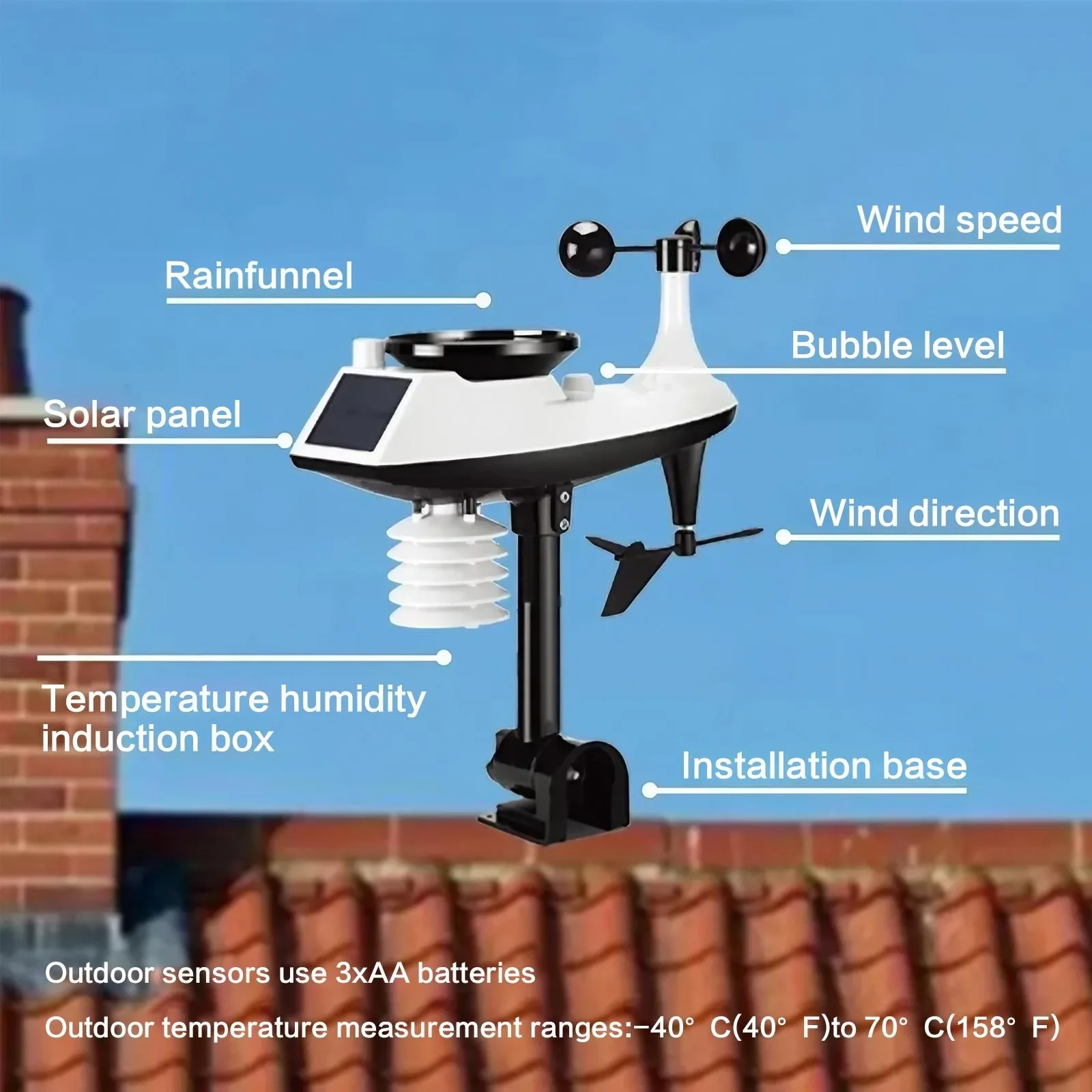 محطة طقس ذكية مع واي فاي، مقيا - مراجعة Smart Garden Outdoor Clocks وسعره