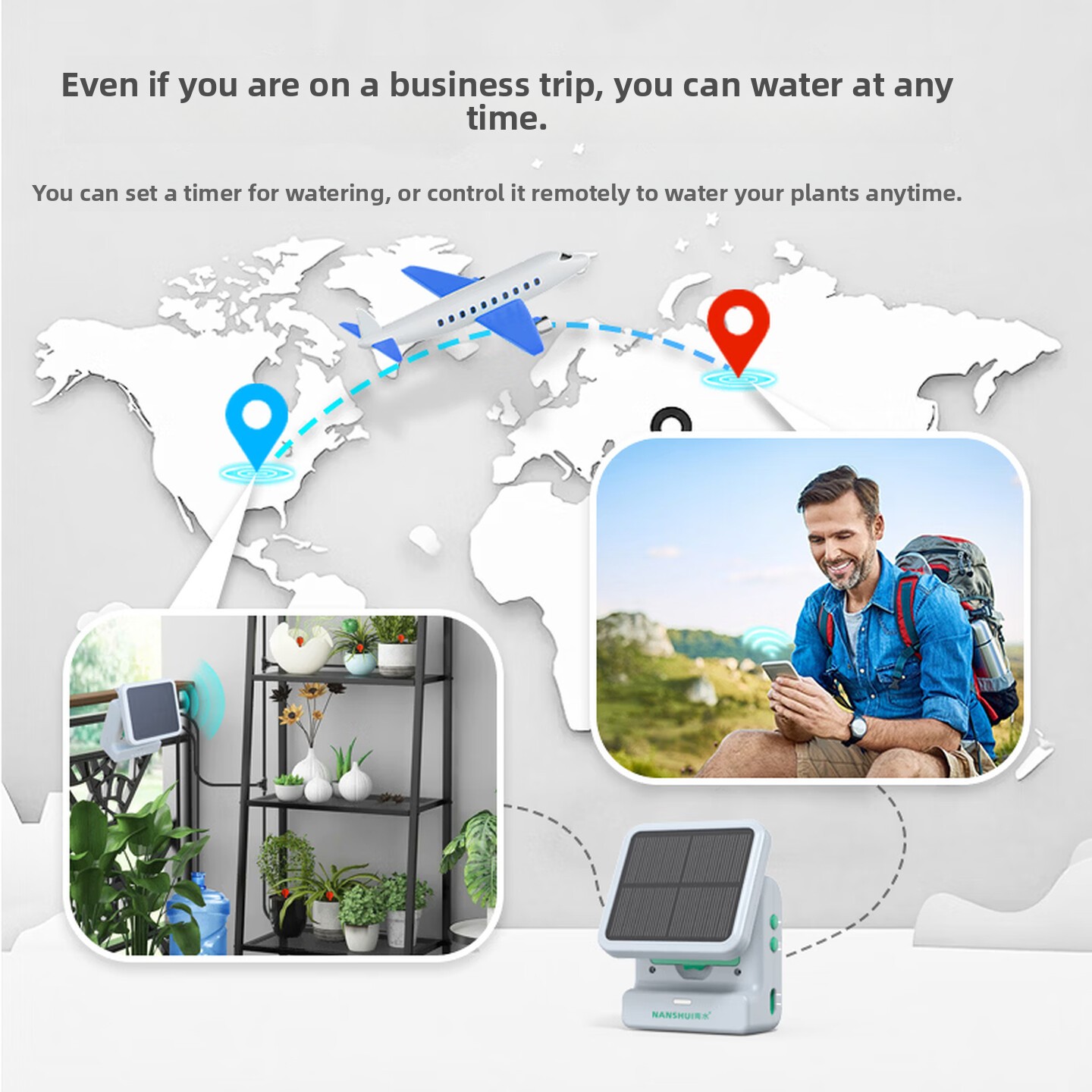 نظام ري أوتوماتيكي يعمل بالطاق - مراجعة Wifi Irrigation Timer وسعره