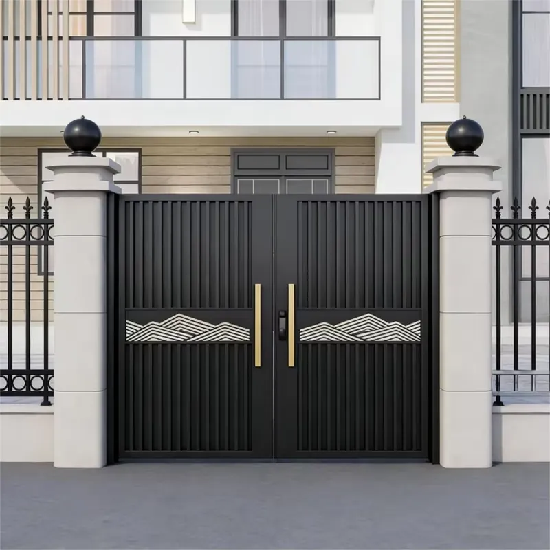 بوابة ألمنيوم صينية حديثة مزدو - مراجعة Smart Garden Gate وسعره