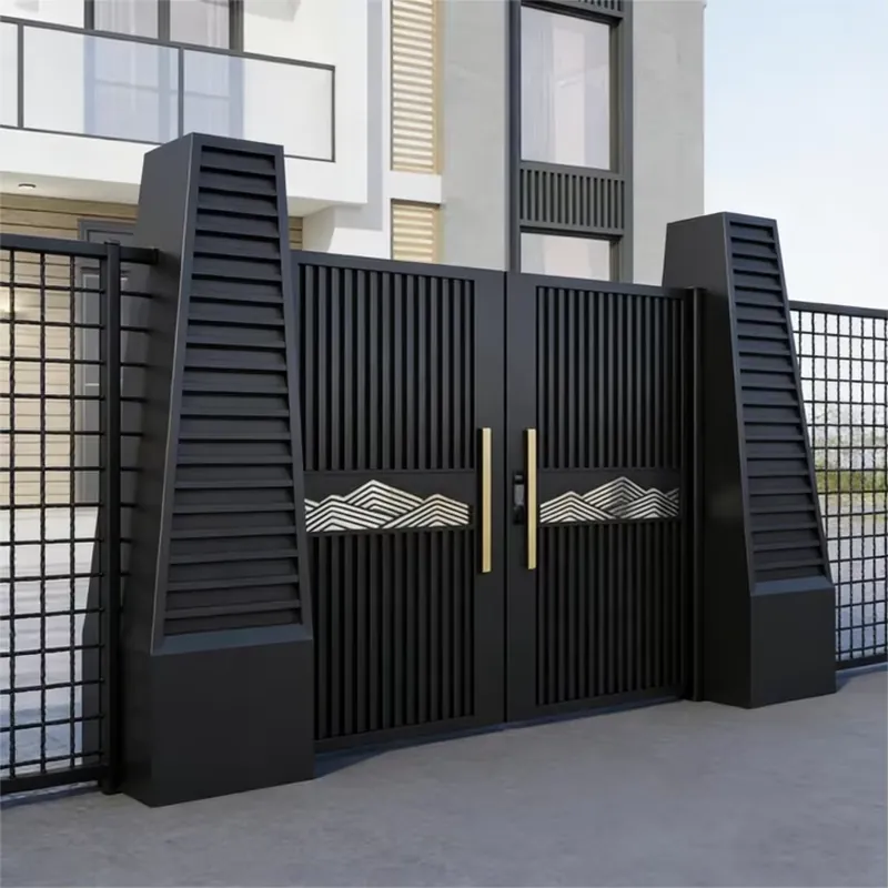 بوابة ألمنيوم صينية حديثة مزدو - مراجعة Smart Garden Gate وسعره