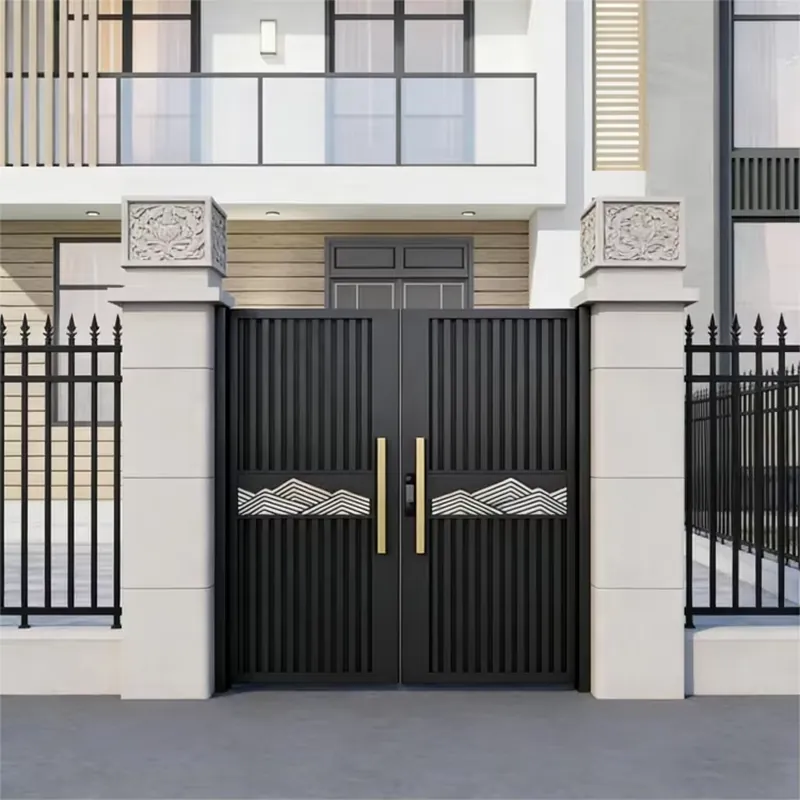 بوابة ألمنيوم صينية حديثة مزدو - مراجعة Smart Garden Gate وسعره