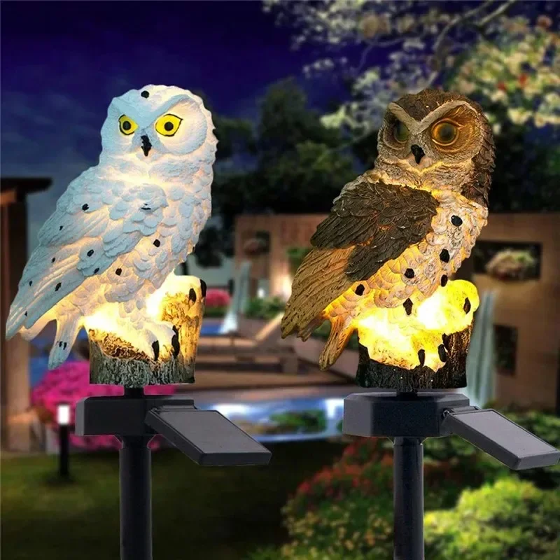 تمثال بومة يعمل بالطاقة الشمسي - مراجعة Smart Garden Spotlights وسعره
