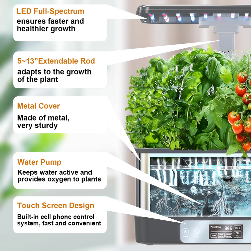 نظام زراعة مائي ذكي من الفولاذ - مراجعة Smart Garden Gate وسعره