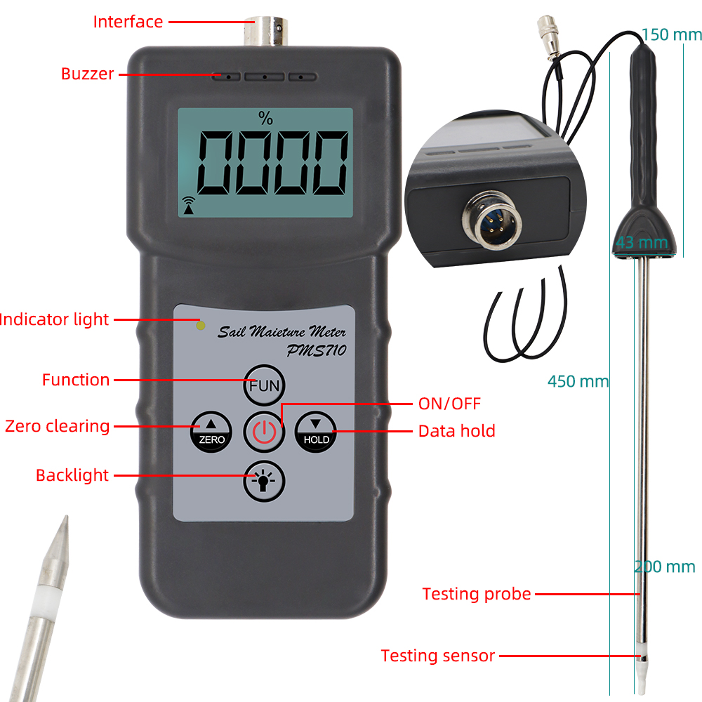 مقياس رطوبة التربة الرقمي عالي - مراجعة Soil Test Digital وسعره