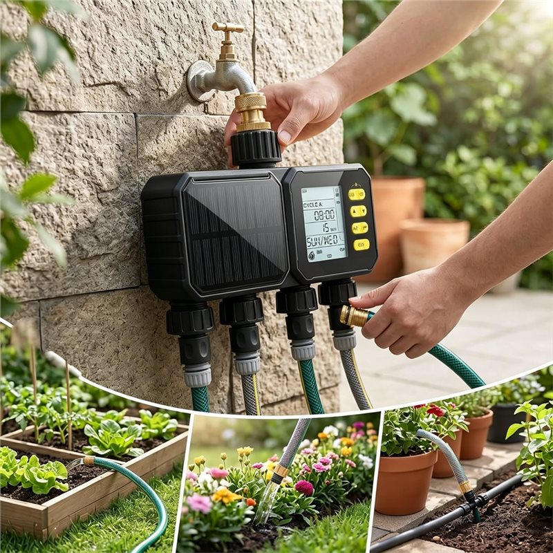 فاست-جهاز تحكم ذكي بالري يعمل  - مراجعة Smart Garden Zone وسعره