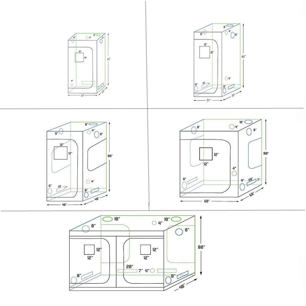 الصمام تنمو نمو النبات ينمو ال - مراجعة Grow Tent Complete Kit وسعره