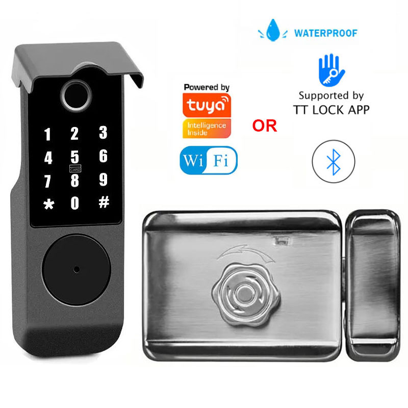 مقاوم للماء تويا واي فاي قفل إ - مراجعة Smart Garden Gate وسعره