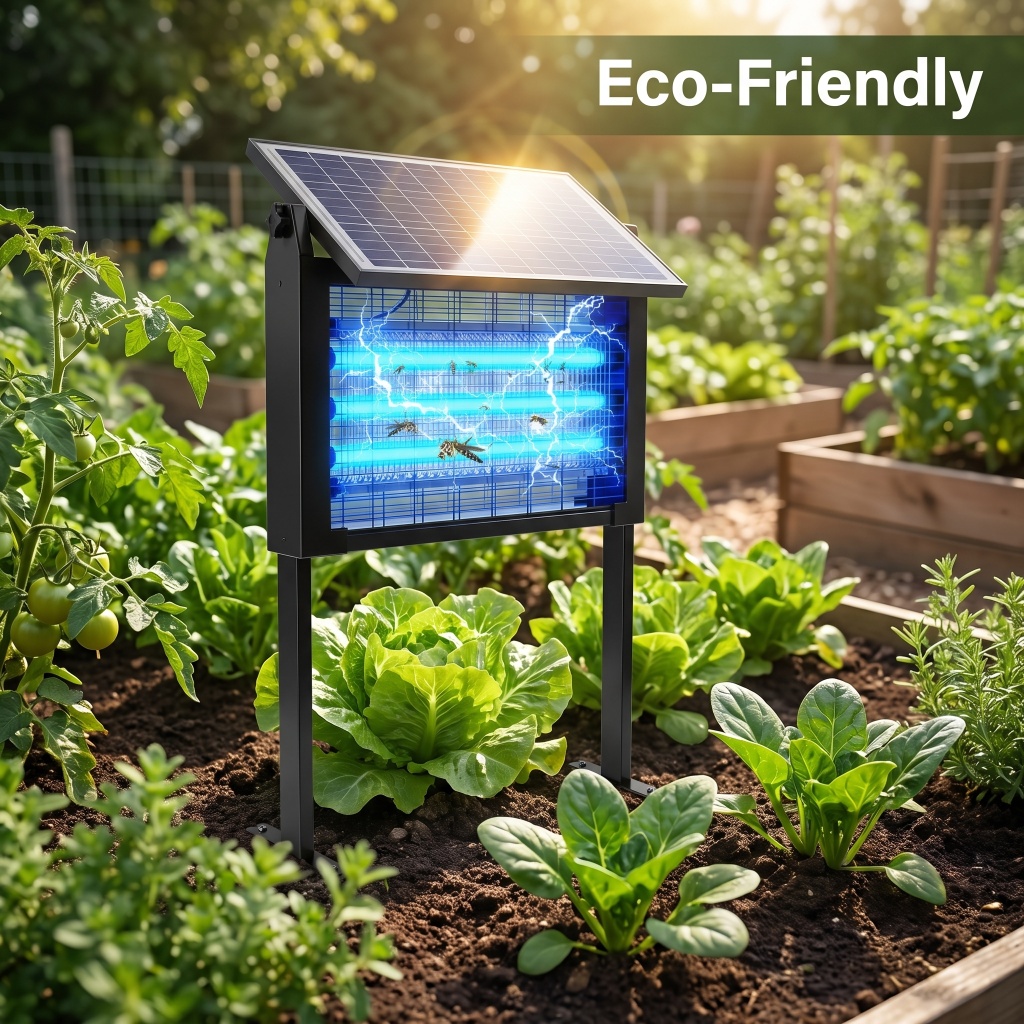 مصباح شمسي لقتل البعوض، موديل  - مراجعة Smart Garden Youtube وسعره