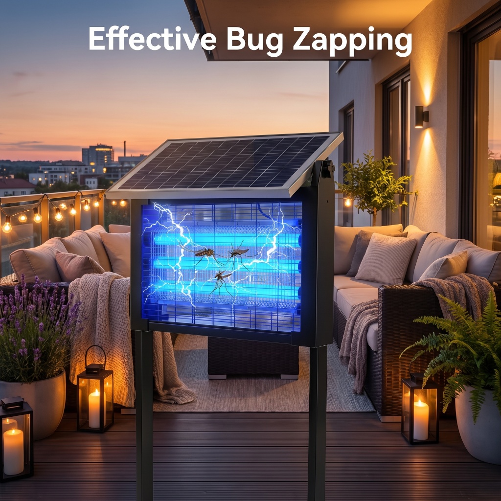 مصباح شمسي لقتل البعوض، موديل  - مراجعة Smart Garden Youtube وسعره