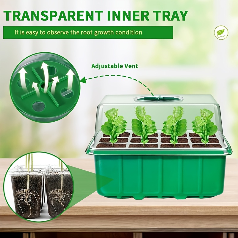 طقم صواني بذور 10 قطع مع قبة ر - مراجعة Aerogarden Seed Pod وسعره